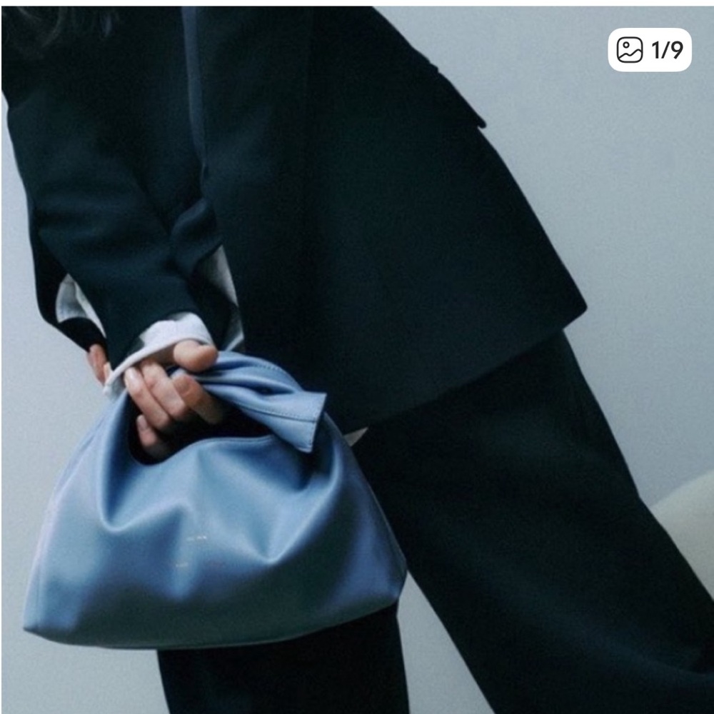Proenza Schouler Black and Light Blue Clutch - Picture 3 of 13
